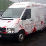 Reklamefolie i Polen Stettin